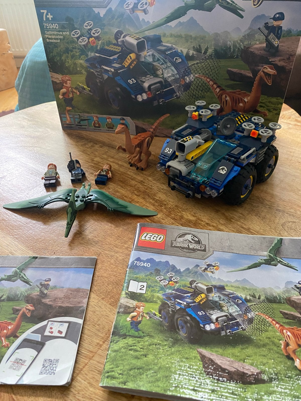Lego Jurassic World 75940 Gallimimus & Pteranodon Uitbraak, Jurassic World, Lego, Ophalen of Verzenden, Zo goed als nieuw