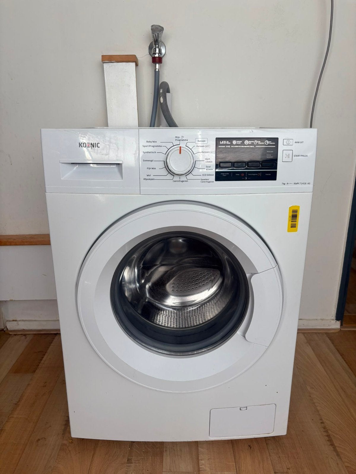 Koenic KWM 71416 A3 Wasmachine - 7kg, Zo goed als nieuw, Witgoed en Apparatuur, Wasmachines, Ophalen of Verzenden, Zo goed als nieuw