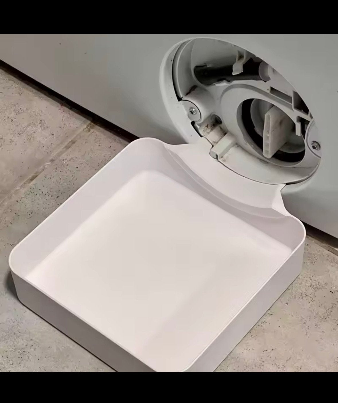 Wasmachine lekbakje