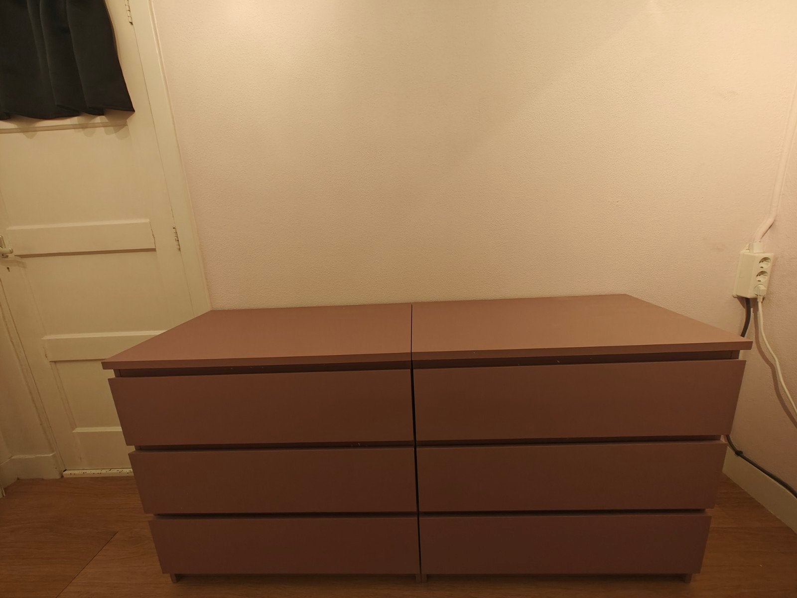 2x IKEA Malm ladekast 3 lades lila, Huis en Inrichting, Kasten | Ladekasten, Ophalen, Gebruikt, 50 tot 100 cm, 3 of 4 laden