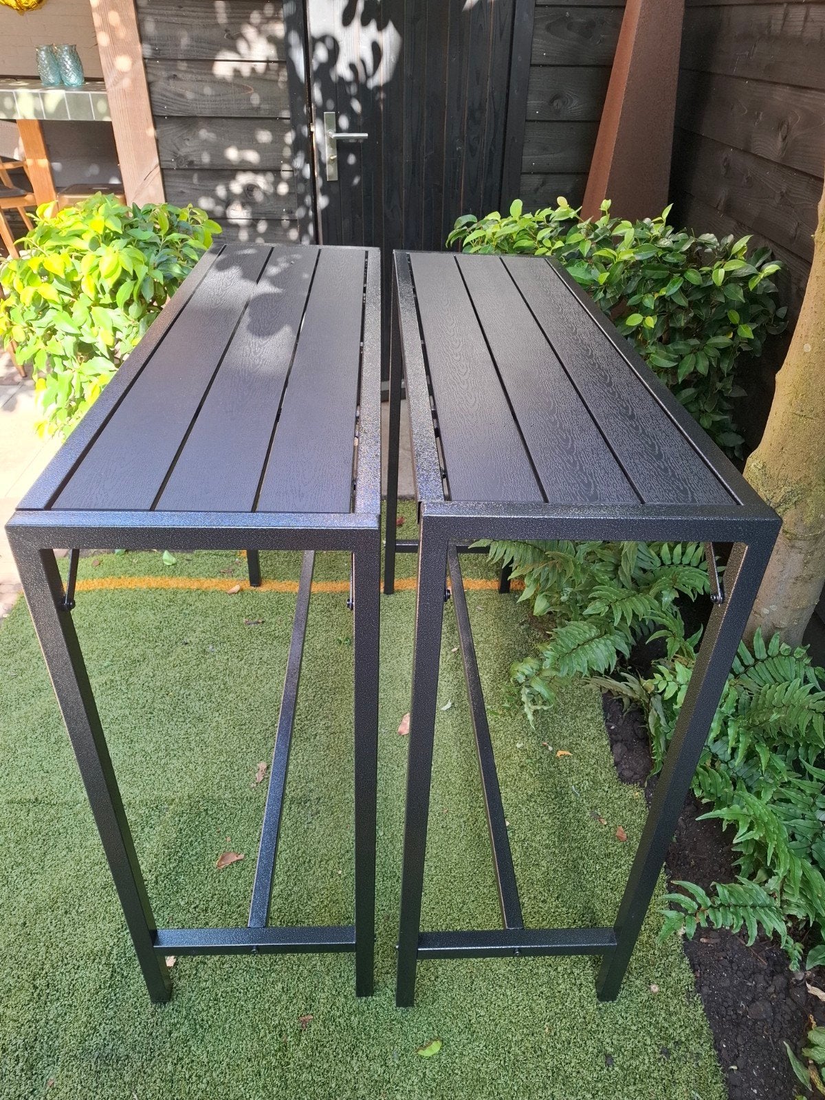 Bartafel zwart, langwerpig / 2 stuks. Prijs ps, Huis en Inrichting, Barren, Ophalen, Zo goed als nieuw