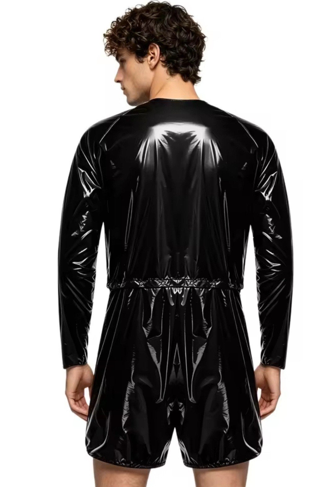 Mooie Lak Bodysuit Spannende Knopen, tm 3XL, Kleding | Heren, Verzenden, Nieuw