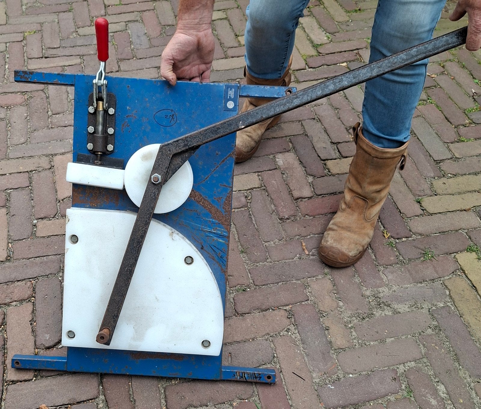 Handmatige buigmachine voor metaal, Ophalen, Gebruikt