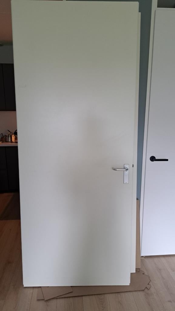 Binnendeuren opdek, 2 stuks, 93 cm b x 231,5 hoog, Doe-het-zelf en Verbouw, Deuren en Horren, Ophalen, Binnendeur, 215 cm of meer
