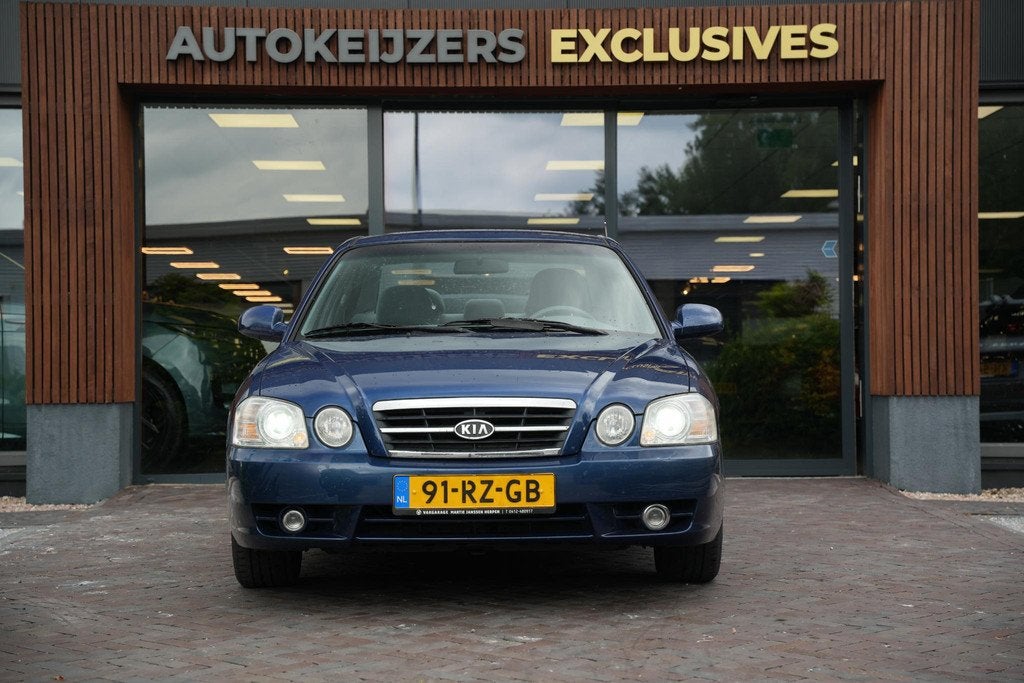 Kia Magentis 2.0 X-treme Cruise control Mistlampen voor Clim, Auto's, Kia, Voorwielaandrijving, Gebruikt, Blauw, Magentis