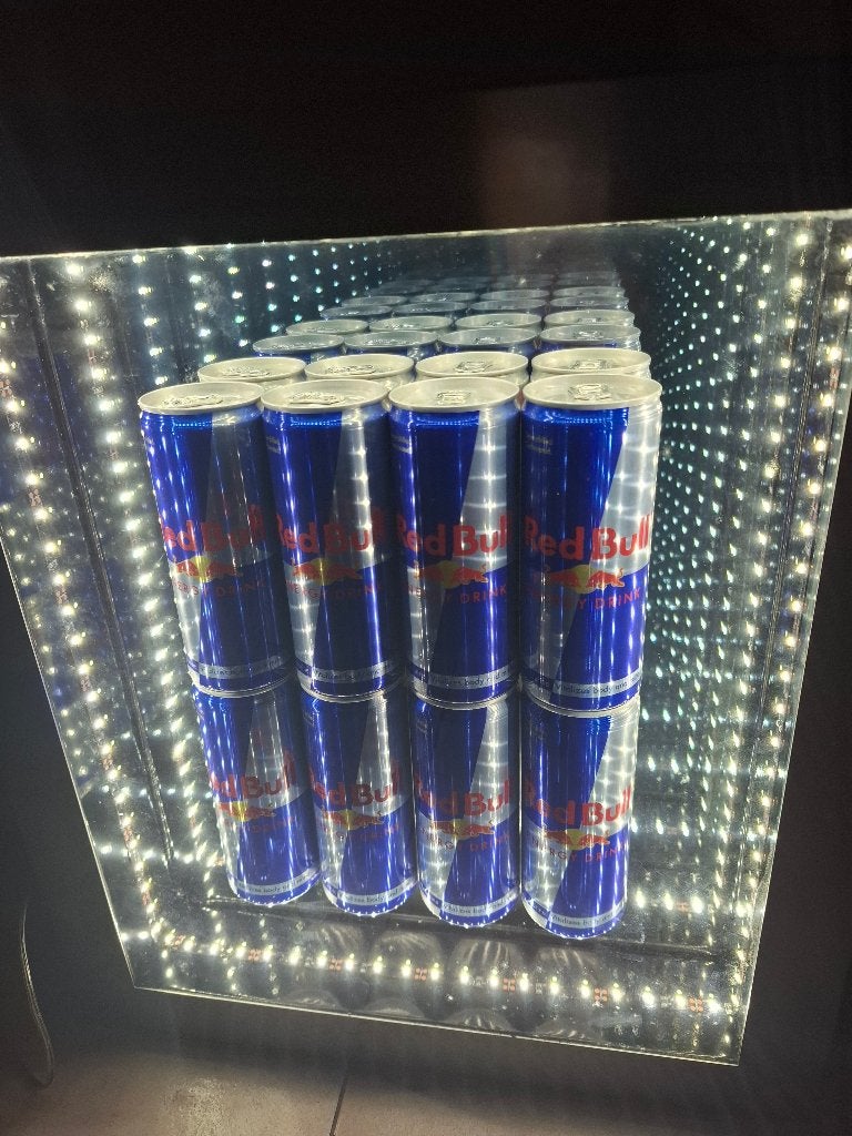 Zeldzame lichtreclame Redbull (houdini-cooler), Ophalen of Verzenden, Nieuw, Lichtbak of (neon) lamp