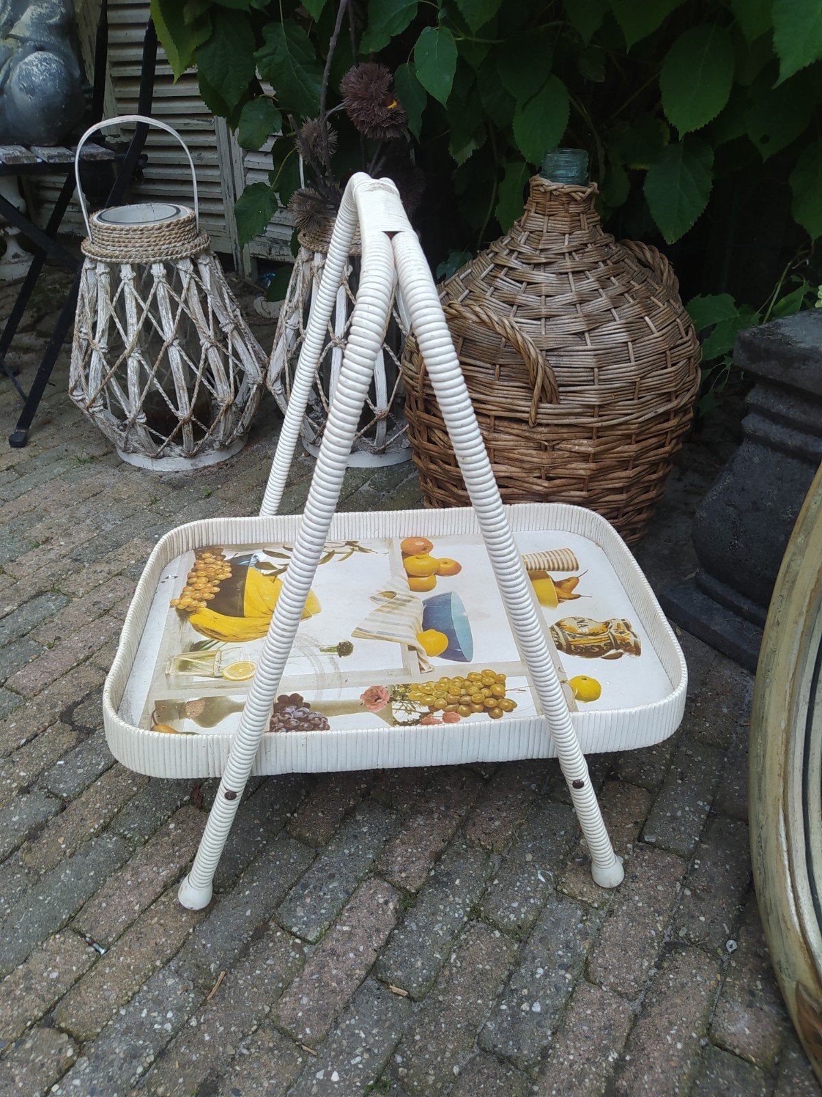 Retro opklapbaar etagère, Ophalen of Verzenden