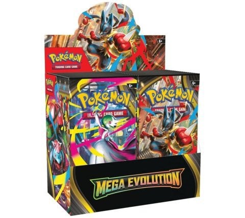 Mega evoluition booster box (1) sealed, Ophalen of Verzenden, Zo goed als nieuw, Boosterbox, Foil