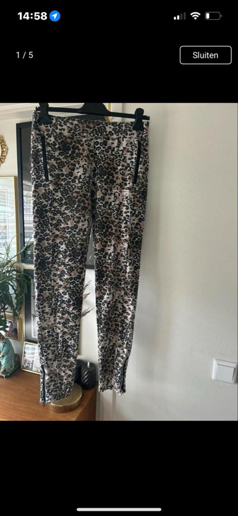 10 Days Leopard Print Broek - Maat xl, Kleding | Dames, Broeken en Pantalons, Maat 38/40 (M), Bruin, Ophalen of Verzenden, Zo goed als nieuw