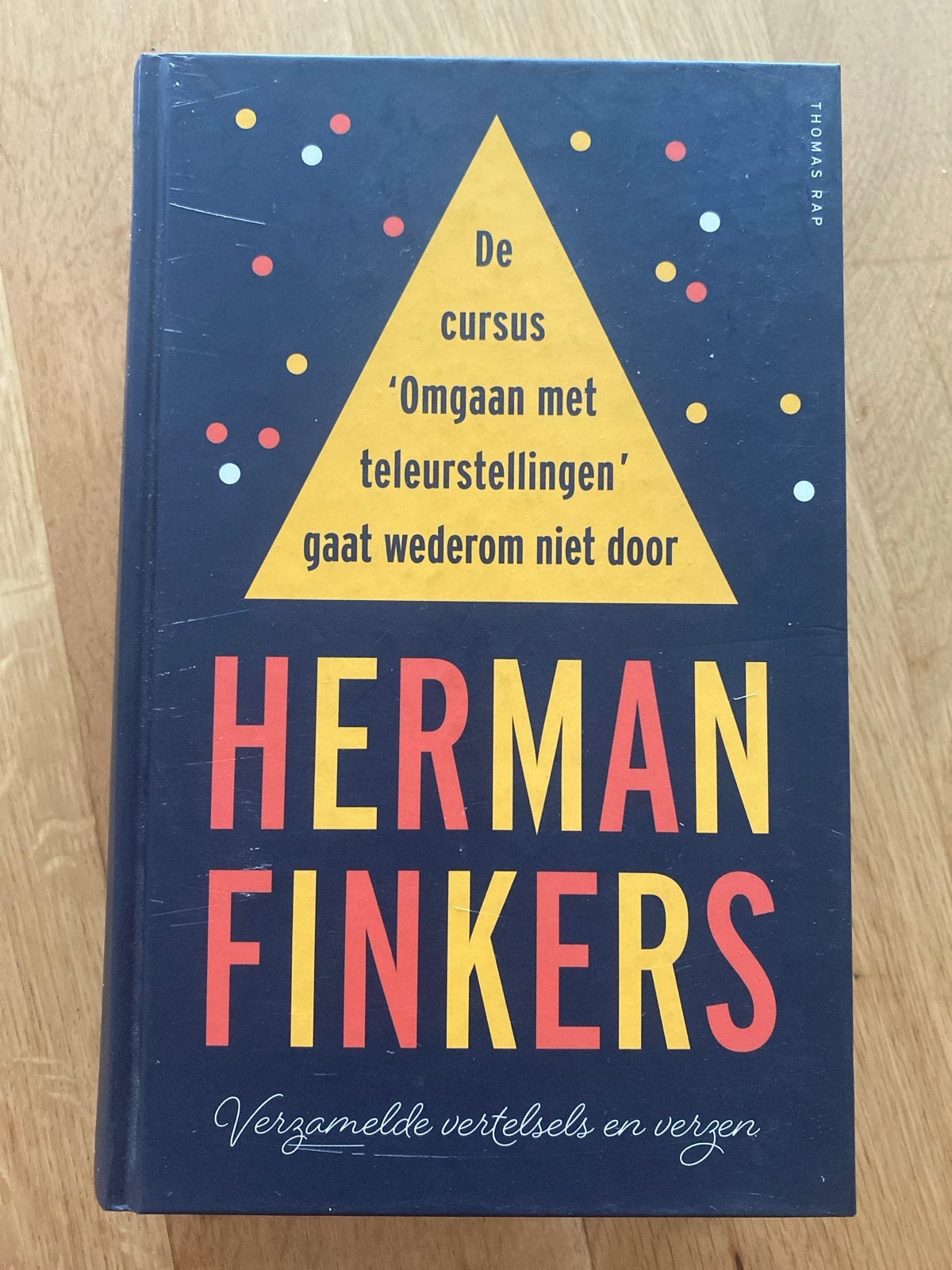 Herman Finkers - De cursus 'Omgaan met teleurstellingen', Ophalen of Verzenden, Zo goed als nieuw, Nederland