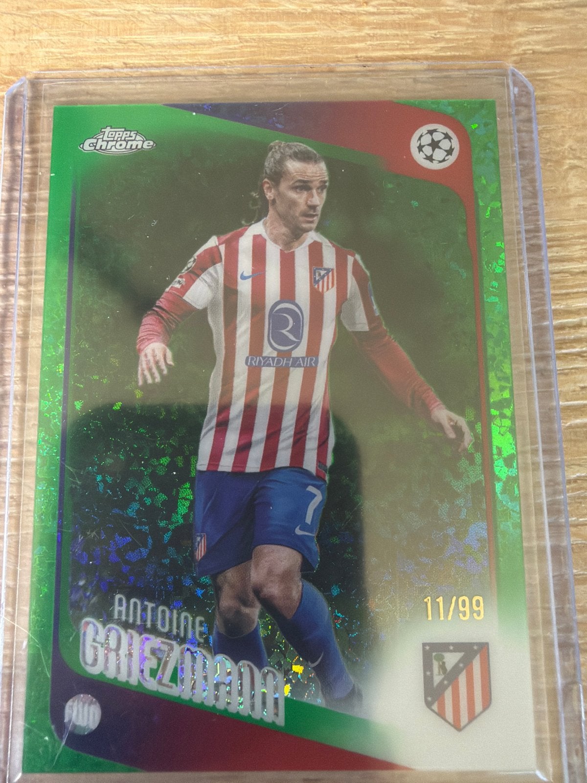 Antoine Griezmann Topps Chrome Spelerskaart 11/99, Ophalen of Verzenden, Zo goed als nieuw, Buitenlandse clubs, Spelerskaart
