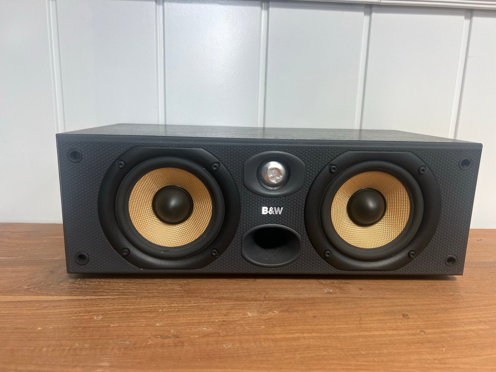 B&W CC6 S2 Center Speaker - Zwart, Audio, Tv en Foto, Luidsprekers, Ophalen of Verzenden, Zo goed als nieuw, 60 tot 120 watt, Bowers & Wilkins (B&W)
