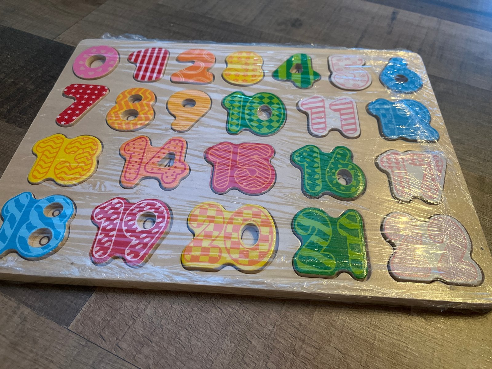 Houten cijferpuzzel voor kinderen, Ophalen of Verzenden, Nieuw, Overige typen