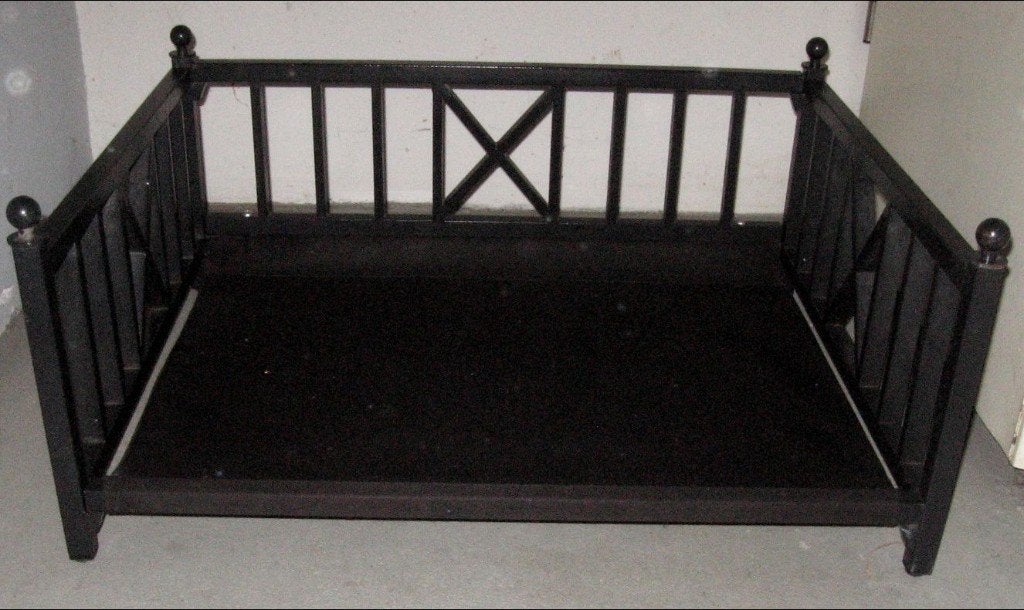 METALEN HONDENMAND - HONDENBED - ZWART METAAL - LEUK MODEL, Dieren en Toebehoren, Ophalen, Nieuw, Overige