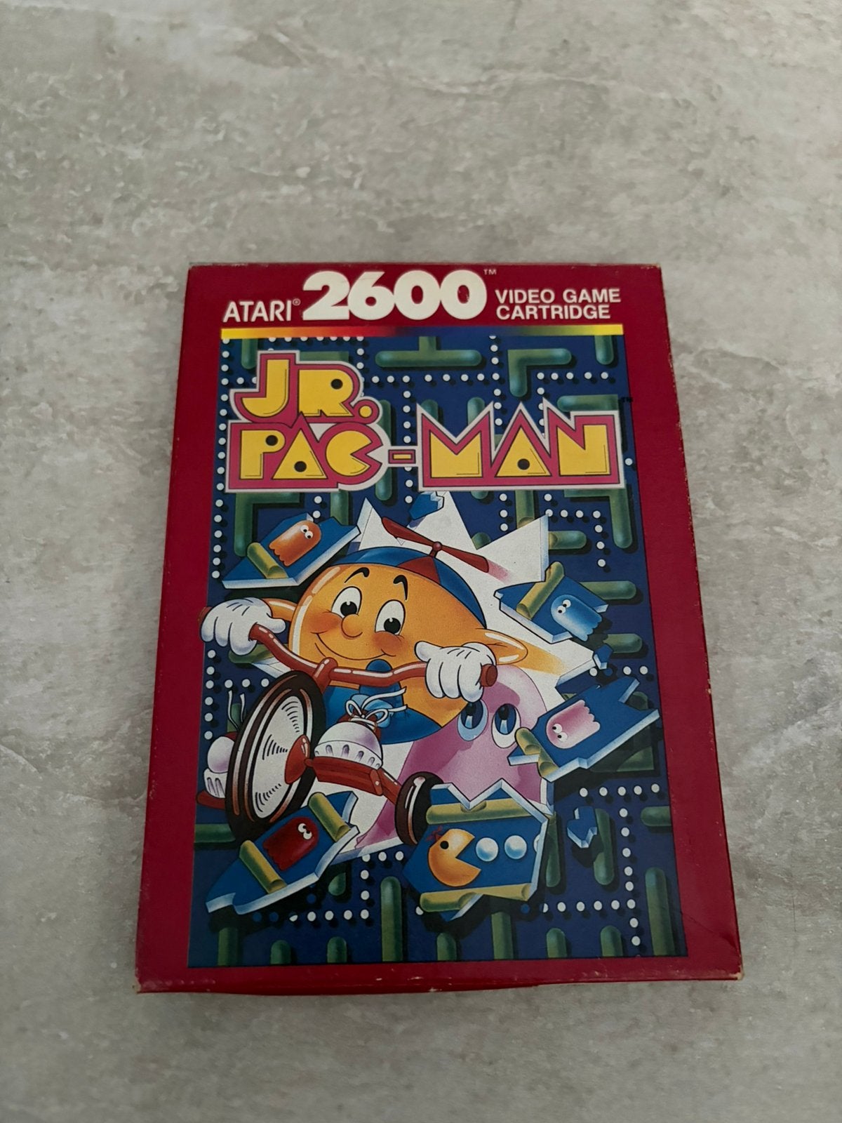 Atari 2600 Jr pac-man in doos, Spelcomputers en Games, Avontuur en Actie, Gebruikt, 1 speler, Ophalen of Verzenden