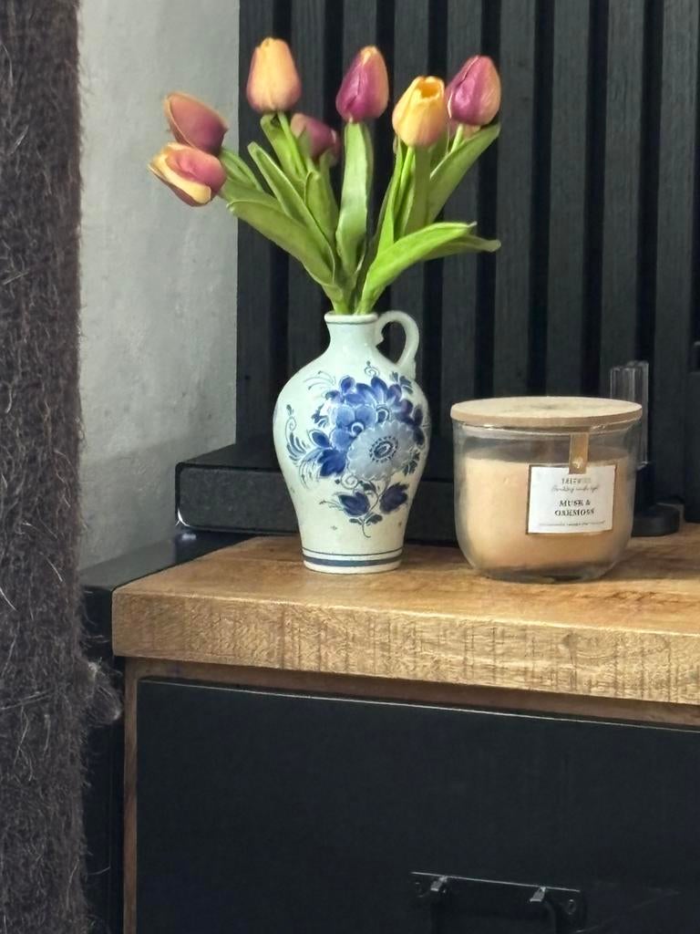 Leuk delfsblauw vaasje, Ophalen of Verzenden
