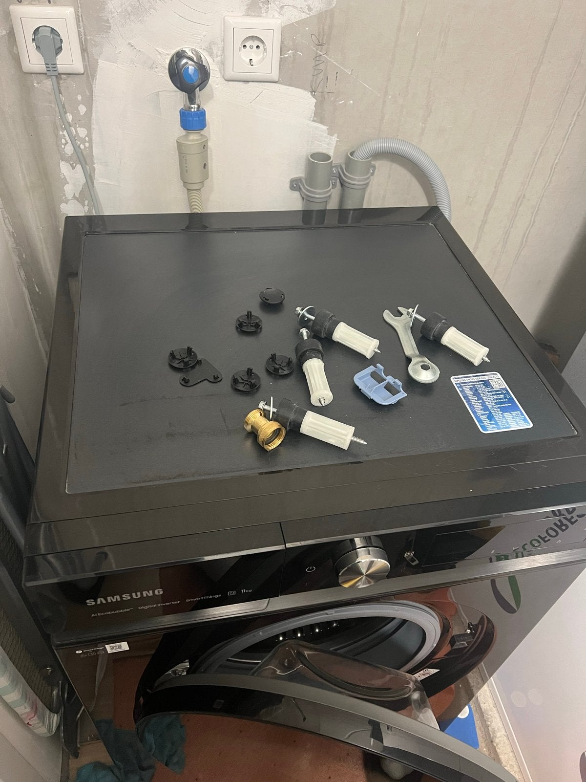 Samsung Bespoke Wasmachine 11kg - Zo goed als nieuw, Witgoed en Apparatuur, 1200 tot 1600 toeren, 10 kg of meer, Ophalen of Verzenden