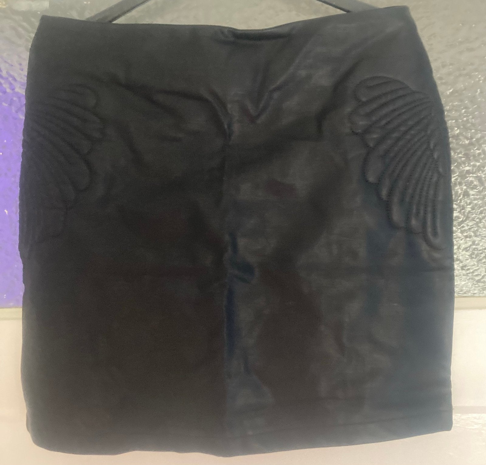 Nieiw Leder look Rokje, Maat 38/40 (M), Zwart, Nieuw, Ophalen of Verzenden