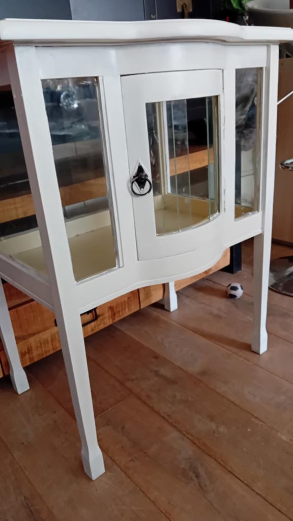 Theekastje uit grootmoeders tijd., Huis en Inrichting, Ophalen, 25 tot 50 cm, 50 tot 100 cm, Minder dan 100 cm