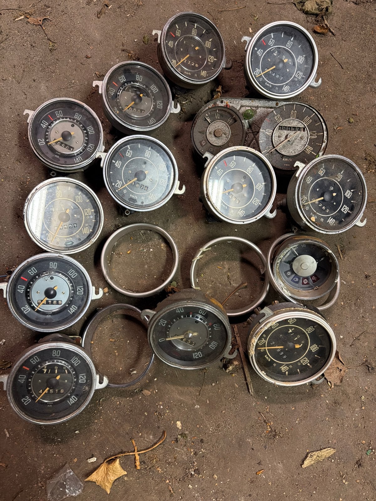 Teller klokken en meters  volkswagen kever en ponton, Ophalen of Verzenden, Gebruikt, Oldtimer onderdelen