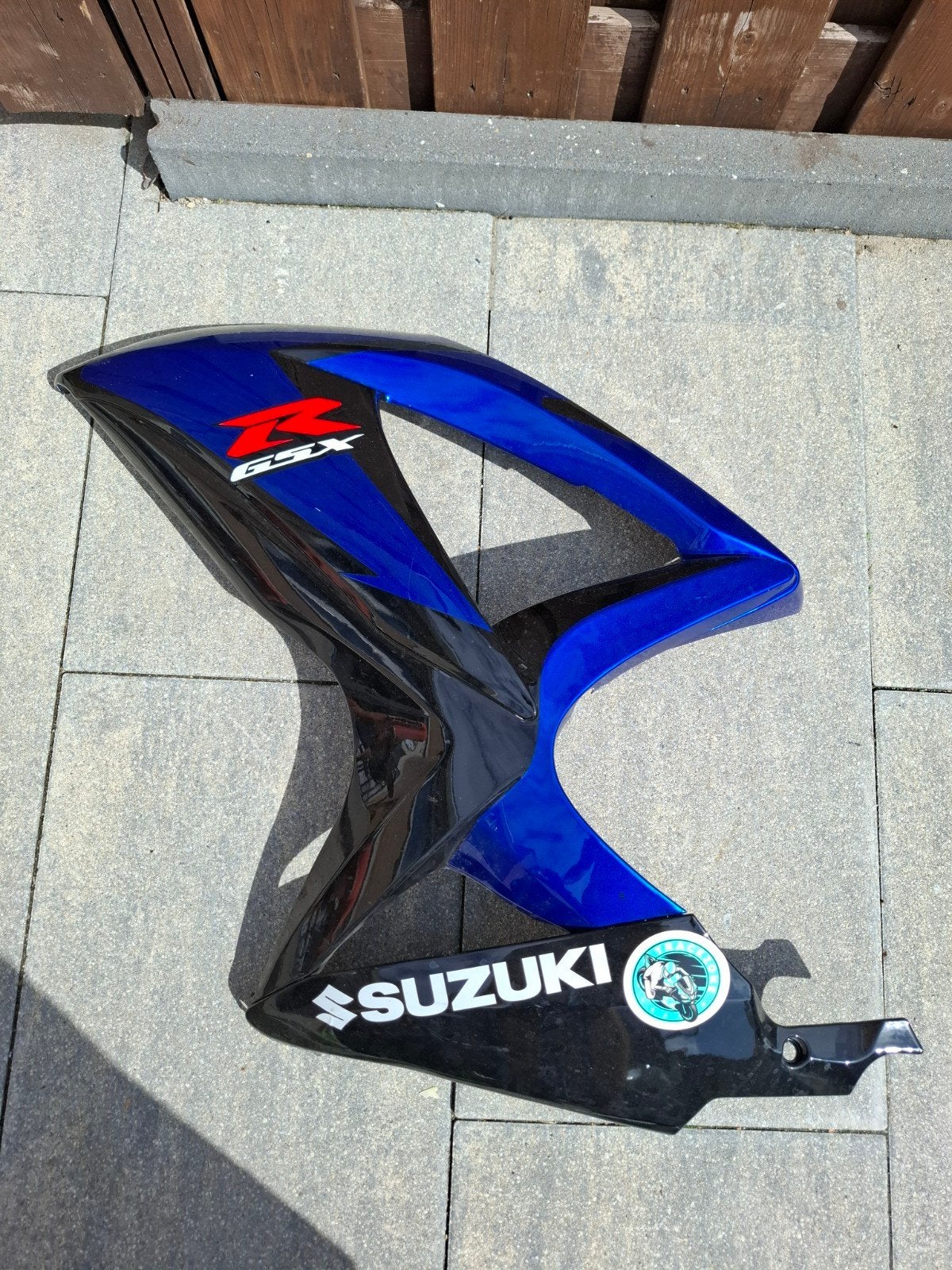 Suzuki GSXR 600/750 K8 Zijkuip Blauw/Zwart, Motoren, Ophalen