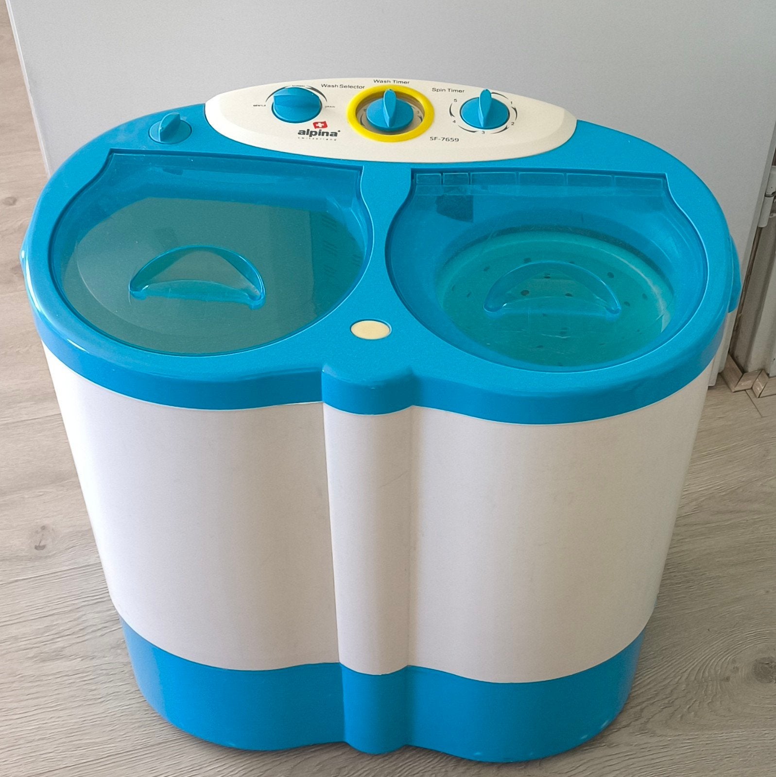Compacte Wasmachine met Aparte Centrifuge - Alpina SF-7659, Ophalen, Gebruikt