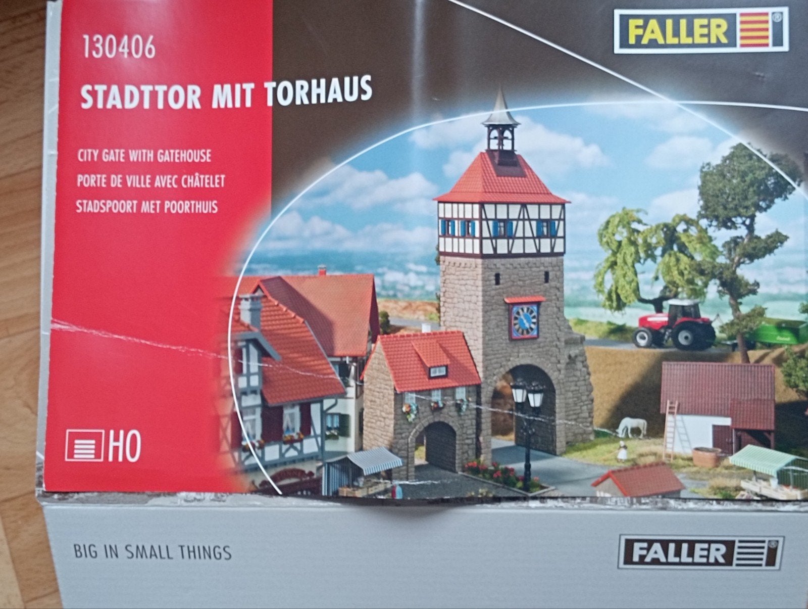Faller 130406 stadttor met torhaus., Overige merken, Gelijkstroom of Wisselstroom, Brug, Tunnel of Gebouw, Ophalen of Verzenden