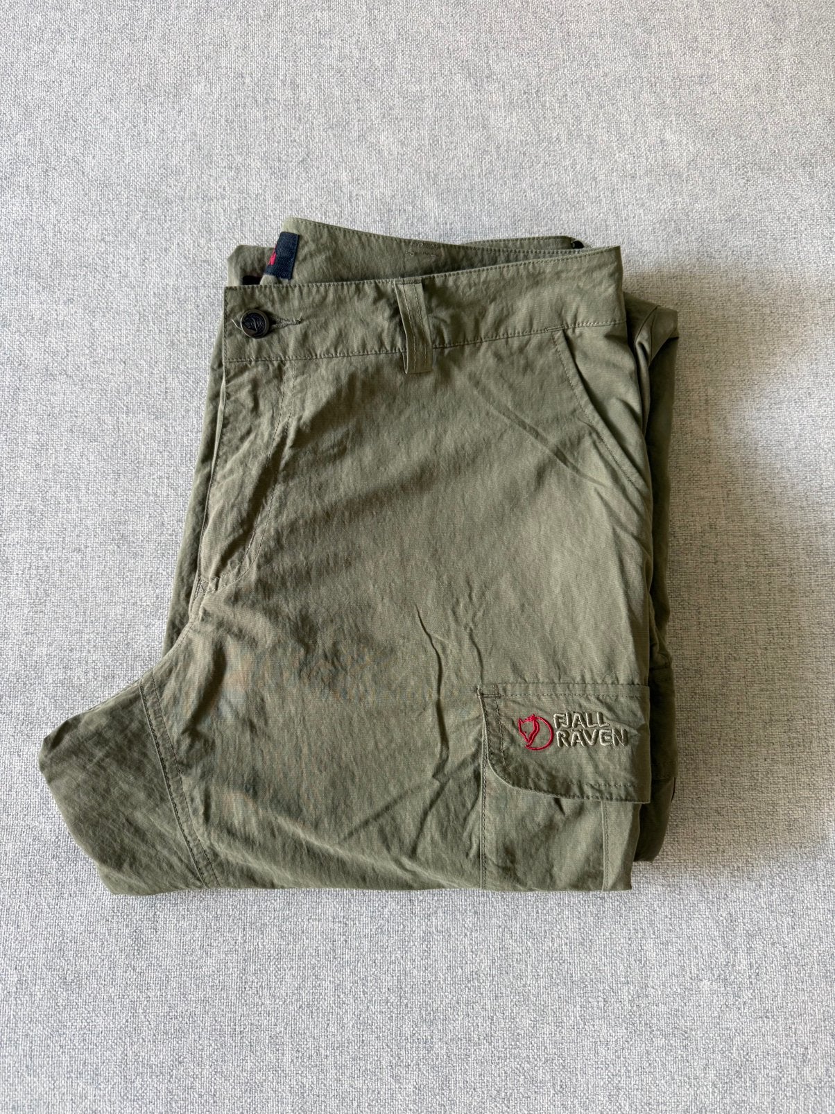 Fjallraven afrits broek - maat 50, Ophalen of Verzenden, Zo goed als nieuw, Maat 48/50 (M), Groen