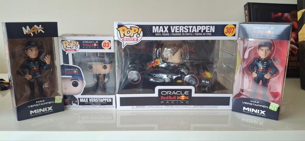 Max Verstappen Collectie: Funko Pop! & Minix Figuren, Ophalen of Verzenden, Nieuw, Formule 1