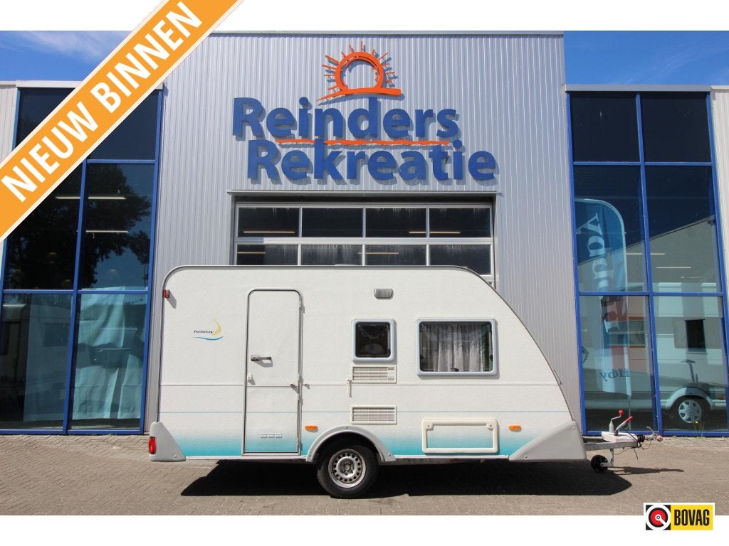 Eifelland Holiday 395 TK Stapelbed, Voortent, Caravans en Kamperen, Caravans, Standaardzit, Bedrijf, 750 - 1000 kg, Eifelland