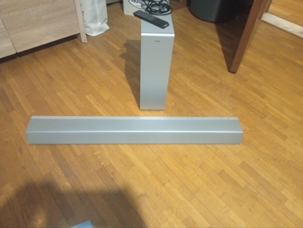 Philips Soundbar TAB8505/10 met subwoofer, Ophalen of Verzenden, Bluetooth, Zo goed als nieuw