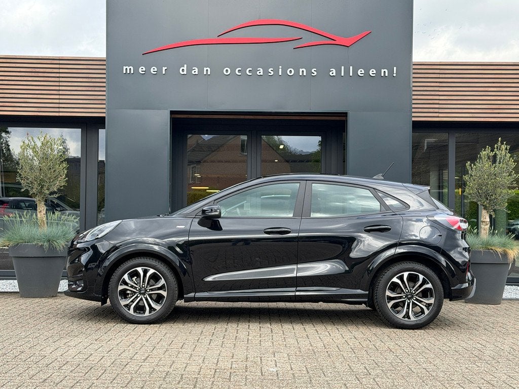 Ford Puma 1.0 EcoBoost 125pk Hybrid ST-Line (bj 2022), 125 pk, Euro 6, Zwart, Origineel Nederlands