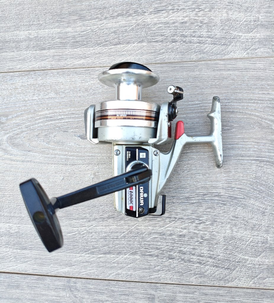 Vintage zeemolen daiwa 4000c  - made in korea, Watersport en Boten, Ophalen of Verzenden, Gebruikt, Molen