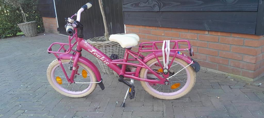 Loekie 16 inch, Fietsen en Brommers, Fietsen | Meisjes, Ophalen, Gebruikt, Loekie, Handrem