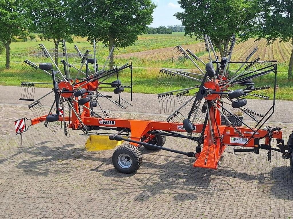Fella TS 4000 4 element zwadhark, Ophalen, Weidebouw