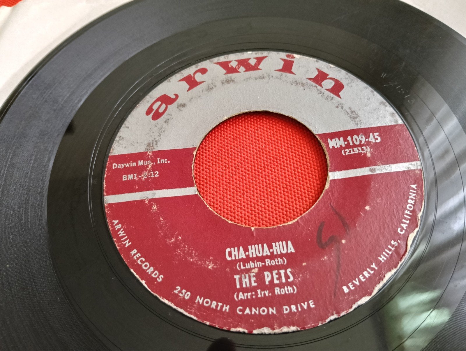 THE PETS 1958 ARWIN LABEL ROCK & ROLL, Cd's en Dvd's, Vinyl Singles, Verzenden