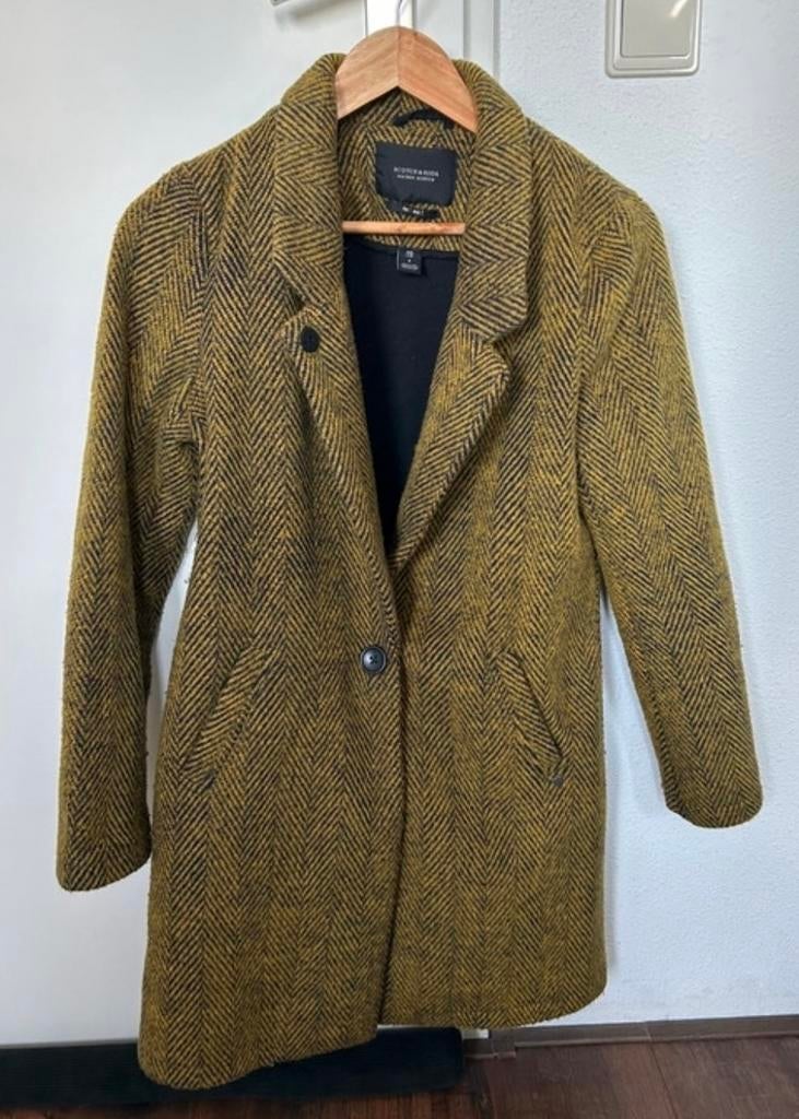 Scotch & Soda mosterdgele jas maat S, Ophalen of Verzenden, Zo goed als nieuw, Maat 36 (S), Geel