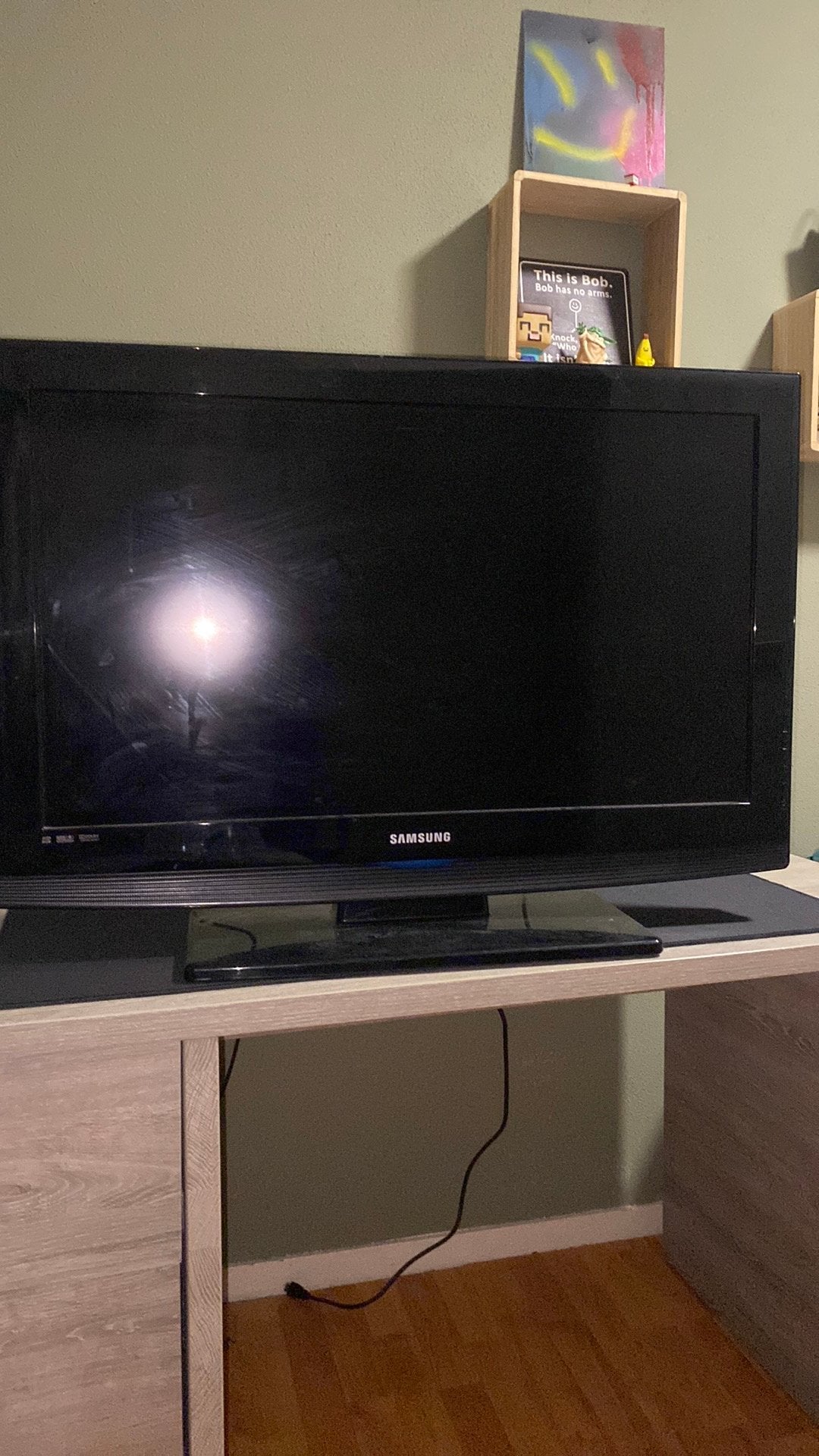 Samsung tv met HDMI kabel en POWER kabel met afstandsbedien, Ophalen, Gebruikt, 50 Hz, Samsung