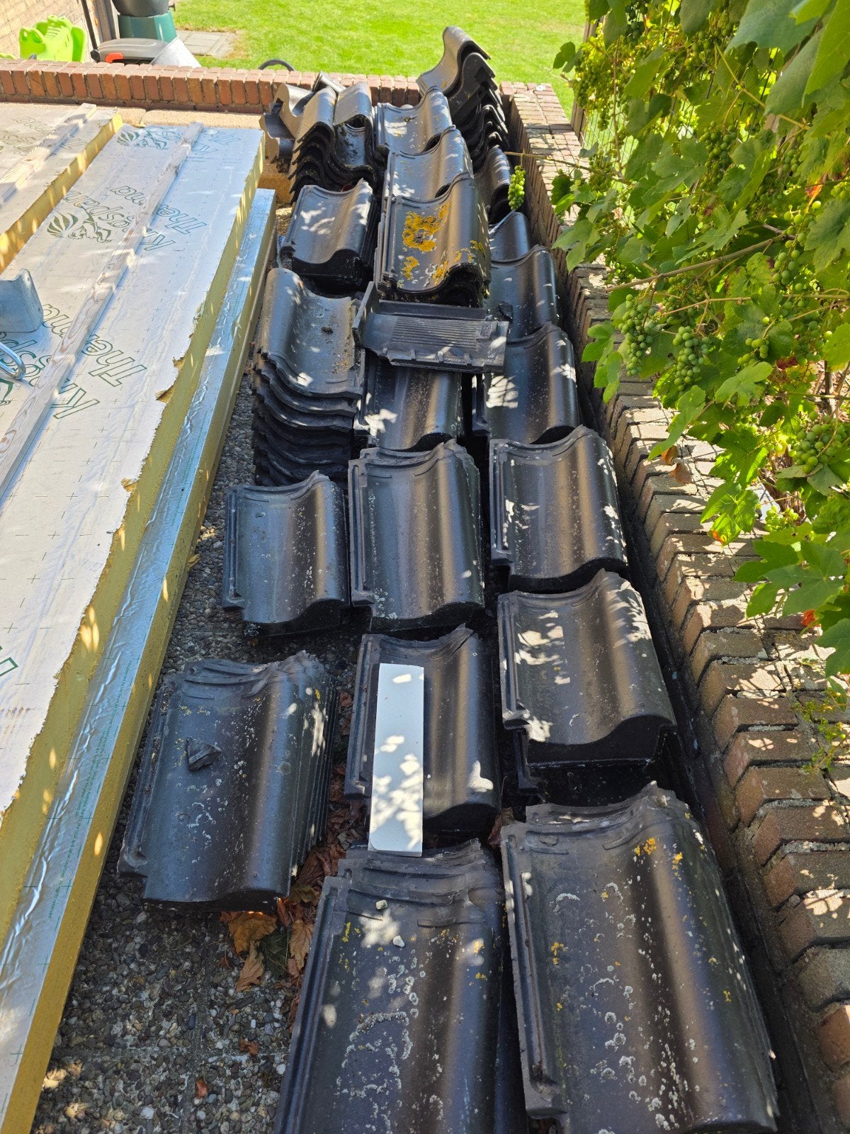 OVH onder dakpan 85st., Ophalen, Steen of Klei, Zwart, Minder dan 5 m²