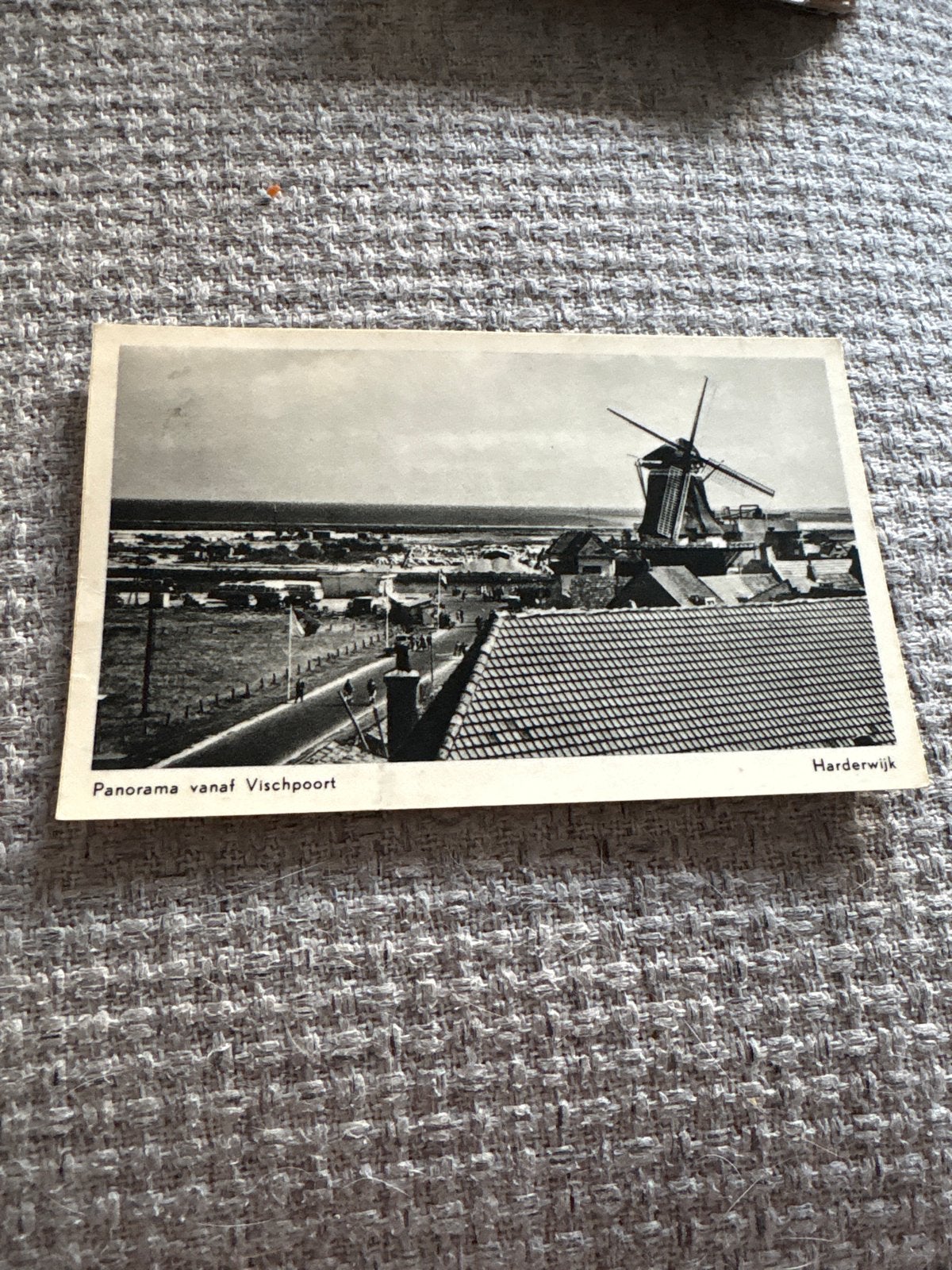 Fotokaart Harderwijk - Panorama vanaf Vischpoort, Ophalen of Verzenden, 1940 tot 1960, Gelopen, Gelderland