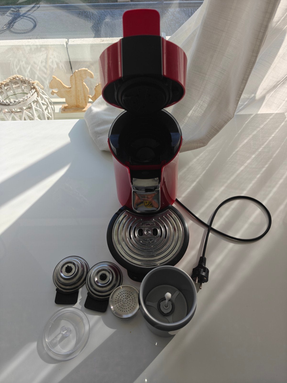 Philips Senseo HD6563 koffiepadapparaat rood, Ophalen, Gebruikt, Koffiemachine, 2 tot 4 kopjes