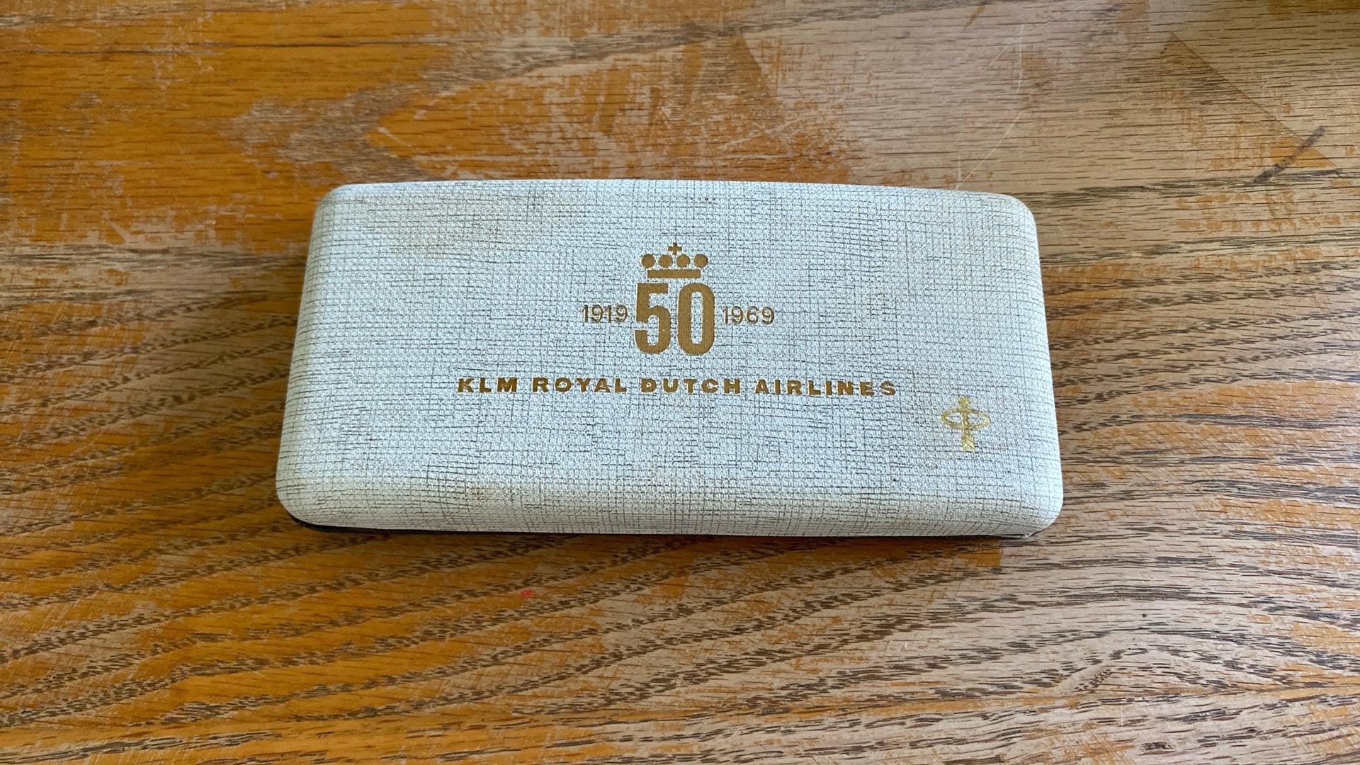 KLM jubileumdoosje 1919-1969 parker, Ophalen of Verzenden