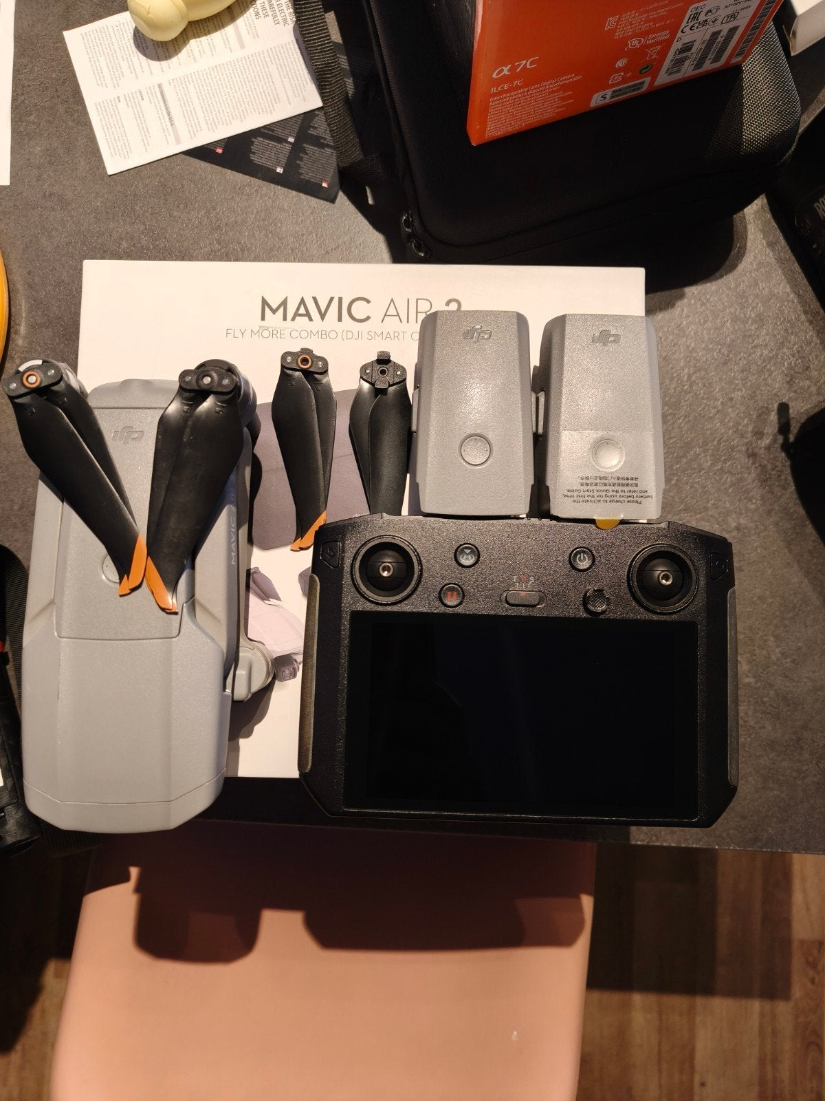 DJI Mavic Air 2 Fly More Combo met Smart Controller, Ophalen of Verzenden, Professionele drone, DJI