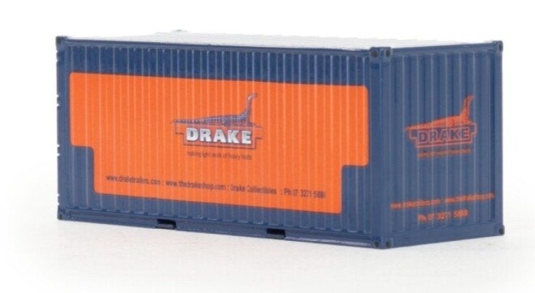 WSI DRAKE COLLECTIBLES 20 FT CONTAINER - DRAKE, Hobby en Vrije tijd, Wsi, ., Nieuw, Ophalen of Verzenden