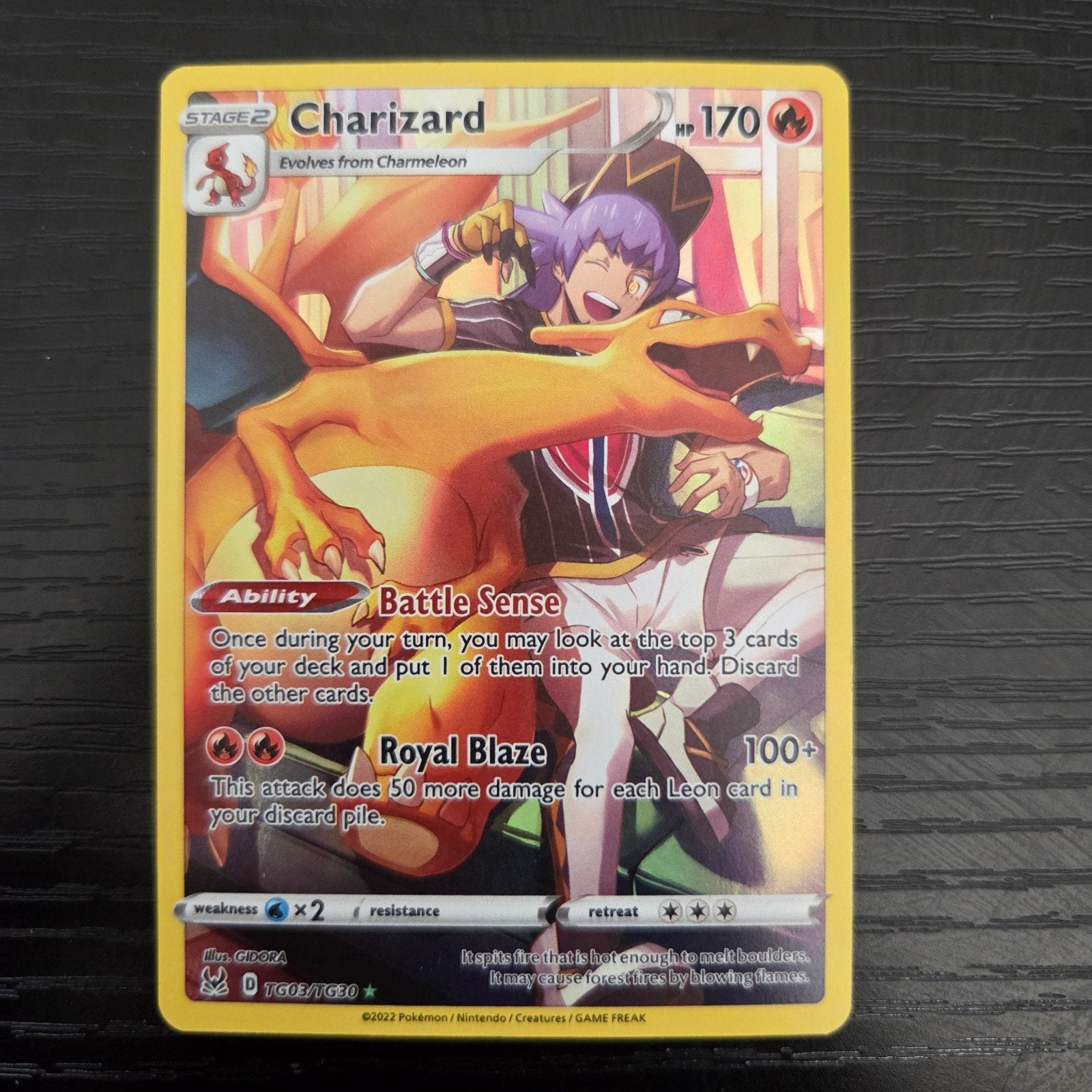 Charizard TG03/TG30 Pokémon Kaart, Ophalen of Verzenden, Nieuw, Losse kaart