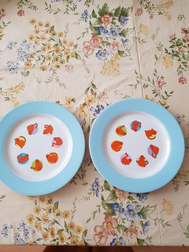 Jan jans en de kinderen ontbijt borden, Huis en Inrichting, Keuken | Servies, Ophalen of Verzenden, Zo goed als nieuw, Overige stijlen