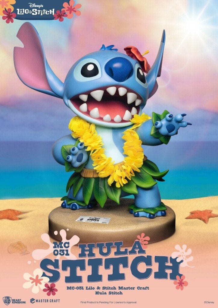 Beast Kingdom Disney Master Craft Statue Hula Stitch MC-031, Verzamelen, West Campus 1 76863 Herxheim (DE), Beeldje of Figuurtje