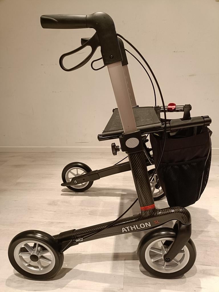 Rehasense Athlon SL carbon rollator 5,5kg incl. Servicebeurt, Gebruikt, -, -, Ophalen of Verzenden