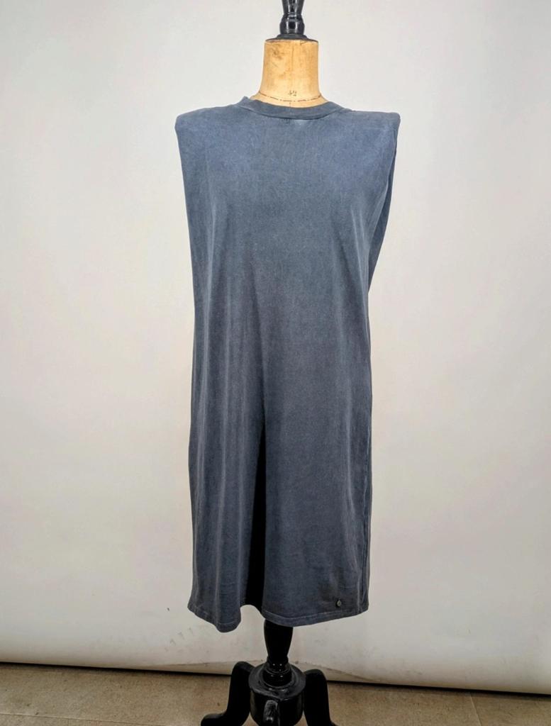 ZussS Mouwloze Jurk Maat M - Grijs/Blauw, Maat 38/40 (M), Geen idee, Ophalen of Verzenden, Zo goed als nieuw