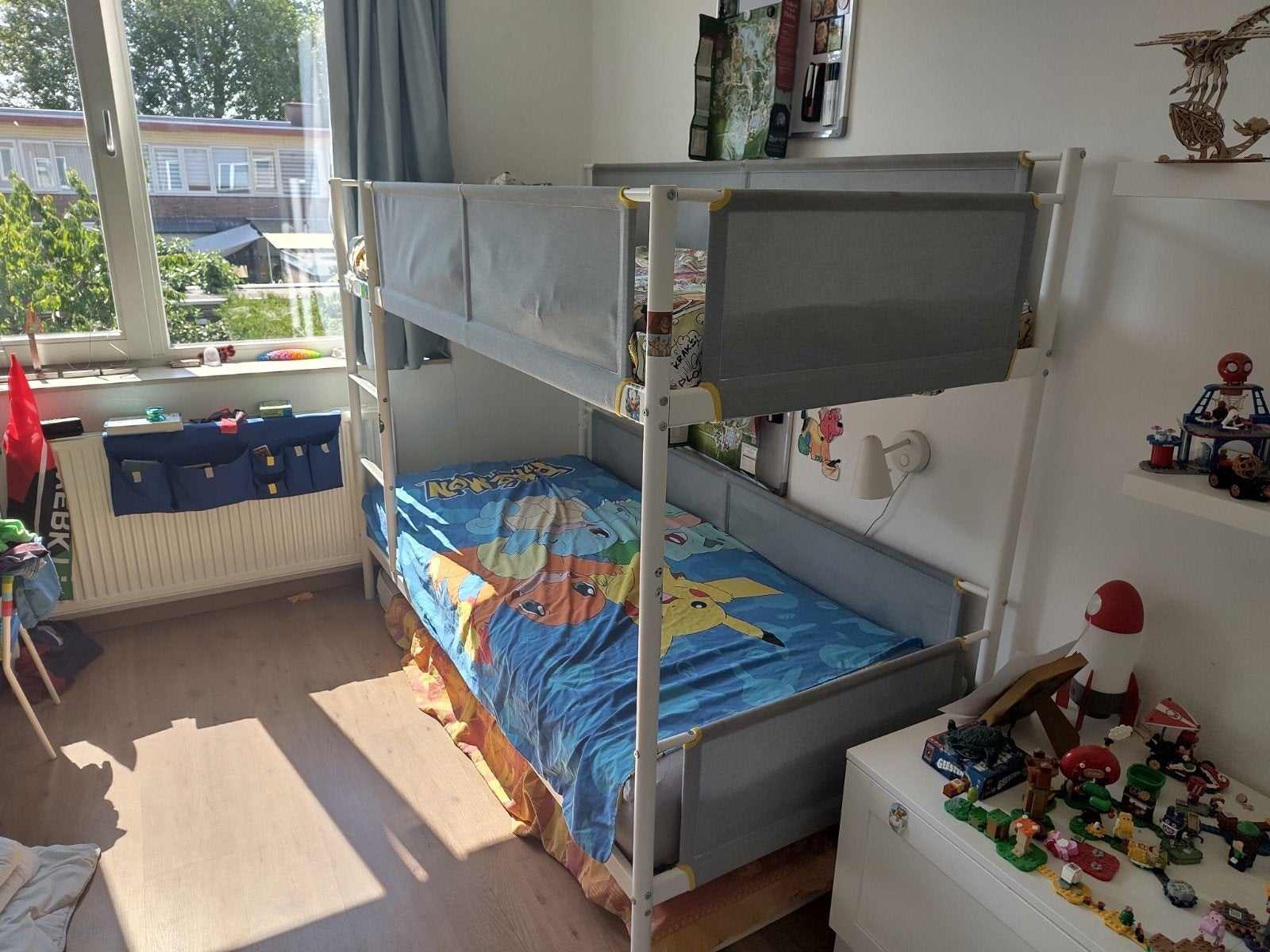 IKEA Stapelbed 207x97x162 cm - Ideaal voor kinderkamer, Ophalen, Eenpersoons, 210 cm, 160 tot 180 cm
